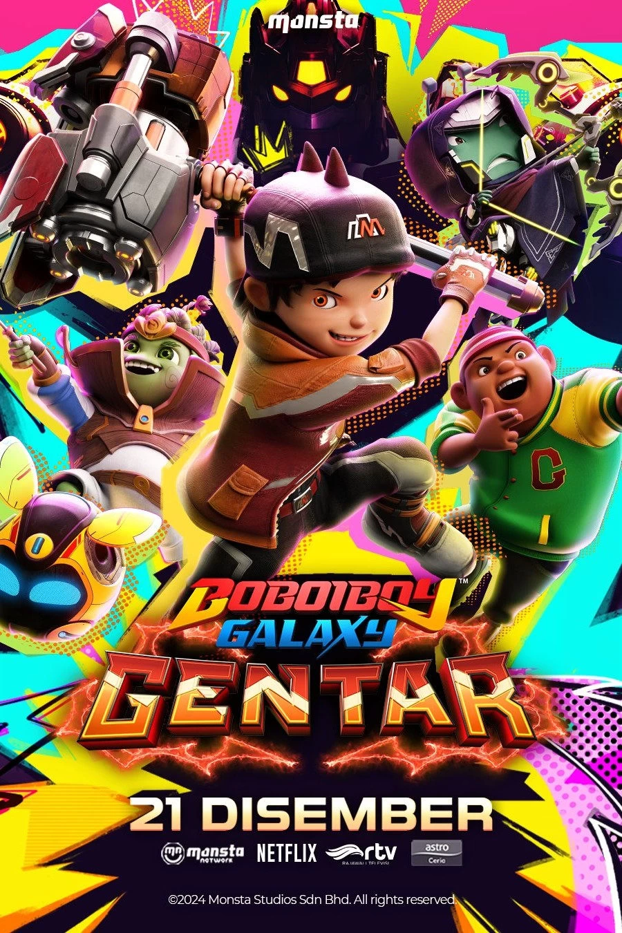 Xem phim BoBoiBoy Galaxy: Gentar - BoBoiBoy Galaxy: Gentar (2016)