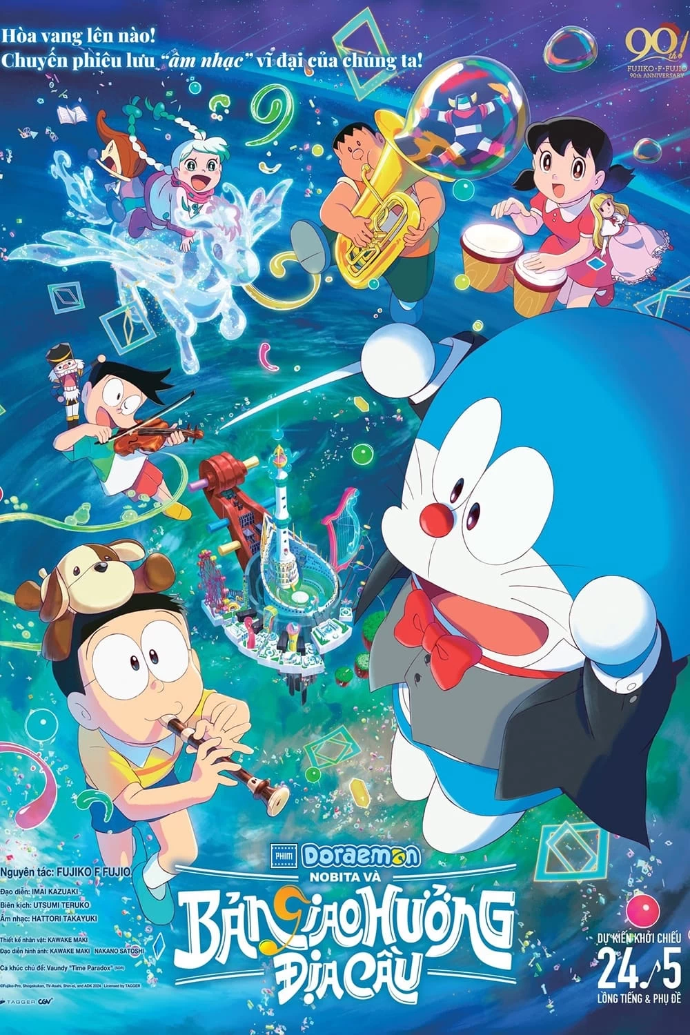 Xem phim Doraemon: Nobita và Bản Giao Hưởng Địa Cầu - Doraemon the Movie: Nobita's Earth Symphony (2024)