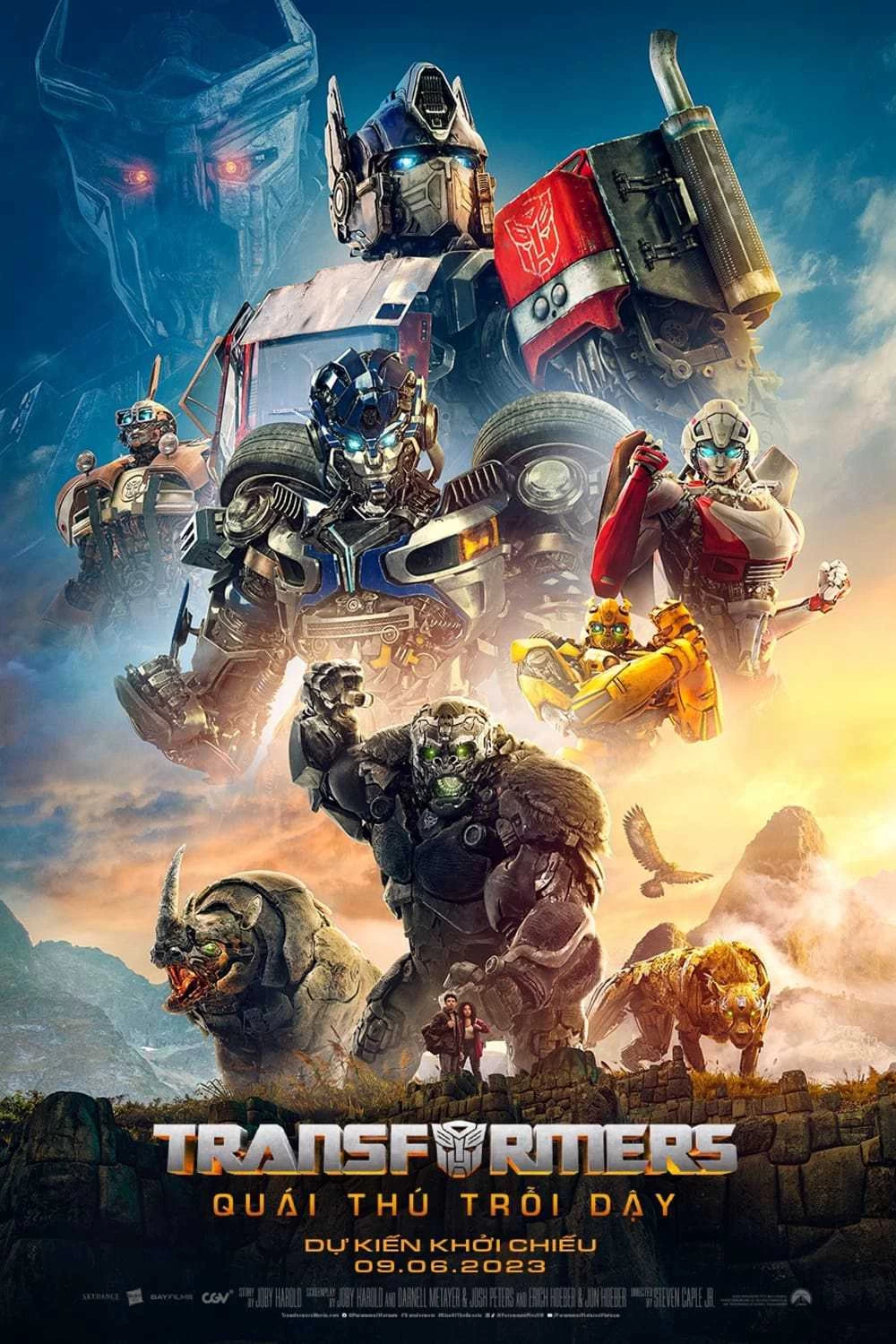 Xem phim Robot Đại Chiến 6: Quái Thú Trỗi Dậy - Transformers: Rise of the Beasts (2023)