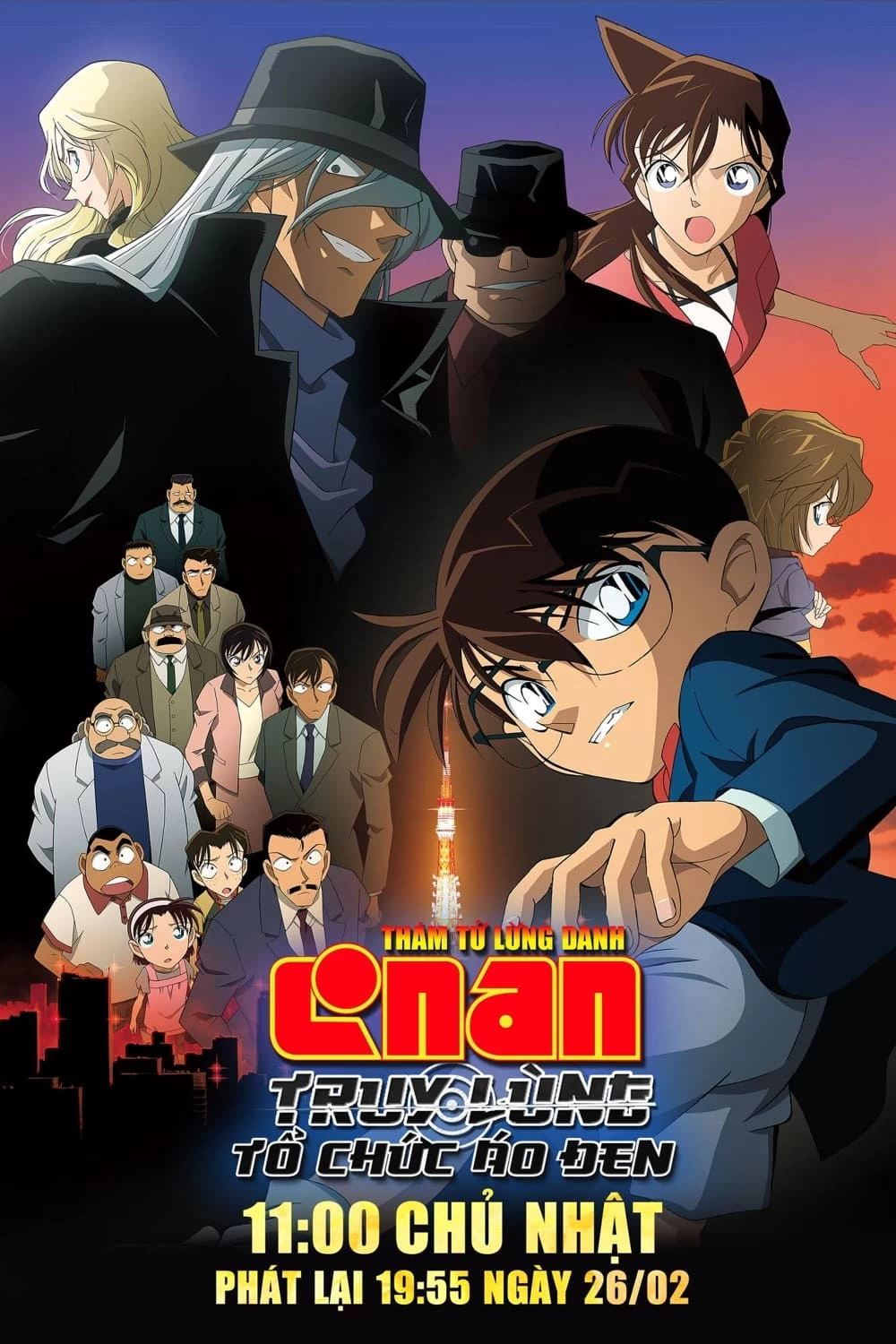 Xem phim Thám Tử Lừng Danh Conan 13: Truy Lùng Tổ Chức Áo Đen - Detective Conan: The Raven Chaser (2009)